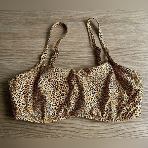 Seafolly Leopard Print Bikini Top